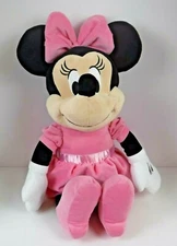 Disney Baby Kids Preferred 26" Minnie Mouse Pink Dress Plush Toy Crinkle Bow