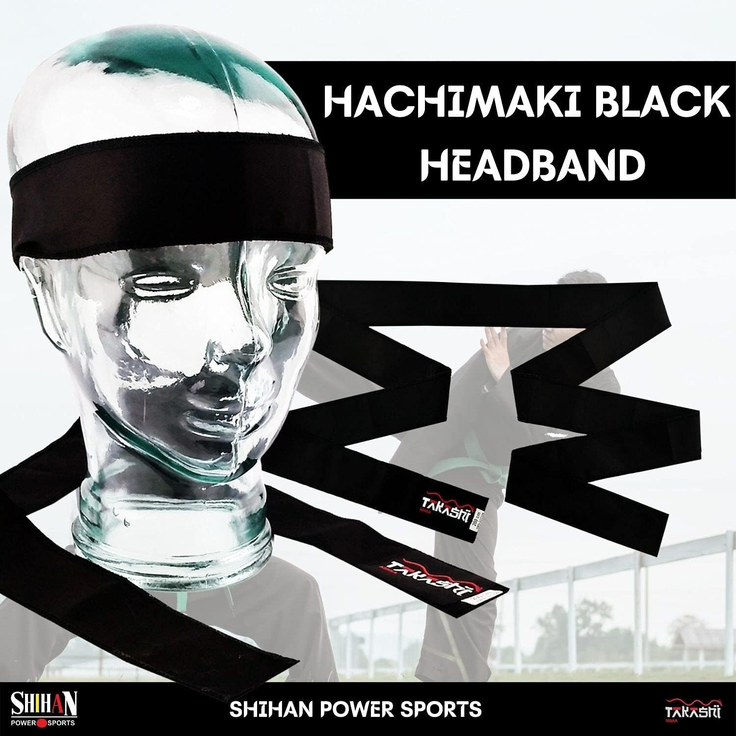 Johnny Lawrence BLACK headband MARTIAL ARTS KARATE KID COBRA KAI MOVIE