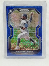 Cristian Javier 2021 Prizm Baseball - Blue Mojo RC (118/199) - Houston Astros