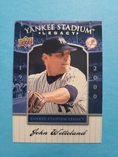 JOHN WETTELAND 2008 UPPER DECK YANKEE STADIUM LEGACY BASEBALL CARD # 76 F5324