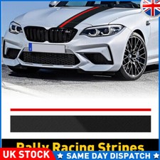 Universal car stripes Rally Stickers Sports Racing Decal For Hood Bonnet Roof UK
