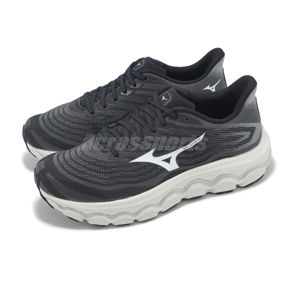 Mizuno Wave Horizon 8 Super Wide Grey Black Men Road Running