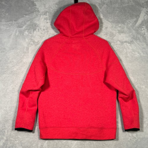 Nike Jacket Boys XL+ Plus Red Tech Fleece Sportswear Full Zip Hoodie - Picture 8 of 9