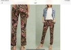 NICE! WMNS 31 CHINO by anthropologie relaxed floral print pants — photo 1