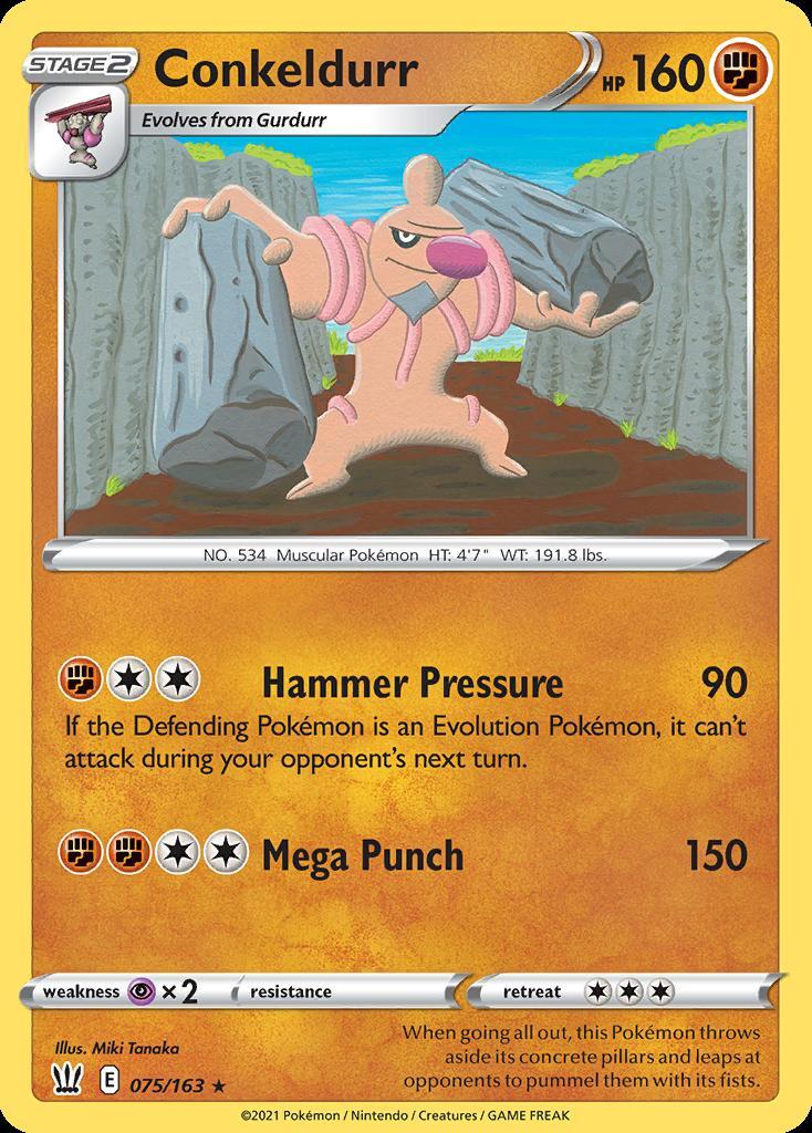Pokemon Conkeldurr (75/183) Battle Styles LP