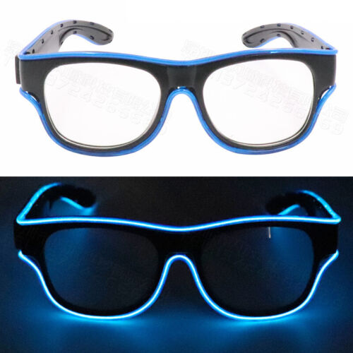 LED Light Glasses USB Chargeable Glasses Luminous Sunglasses for Cosplay Party - Picture 14 of 21