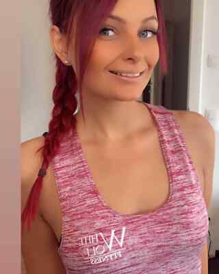 Damen Fitness Top von White Wolf Fitness, Weinrot, Größe S bis L
