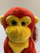 Ty Beanie Baby - CHOPSTIX the Monkey (6 Inch) MINT with MINT TAGS