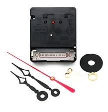 Atomic Radio Controlled Clock Movement 1/4" Dial Quartex Self Setting ELI TERRY