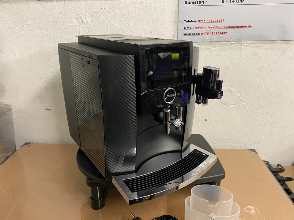 Jura S8 EA Carbon Optik Kaffeevollautomat + 12 Monate VOLLE Gewährleistung JURA