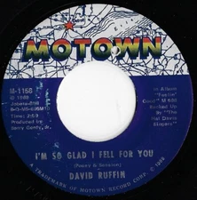 DAVID RUFFIN i'm so glad i fell for you U.S. MOTOWN 45rpm_1969  M-1158