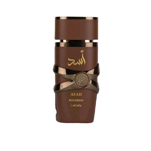 Lattafa Asad Bourbon for Unisex Eau De Parfum Spray, 3.4 Ounce 100 Ml New in Box - Picture 2 of 8