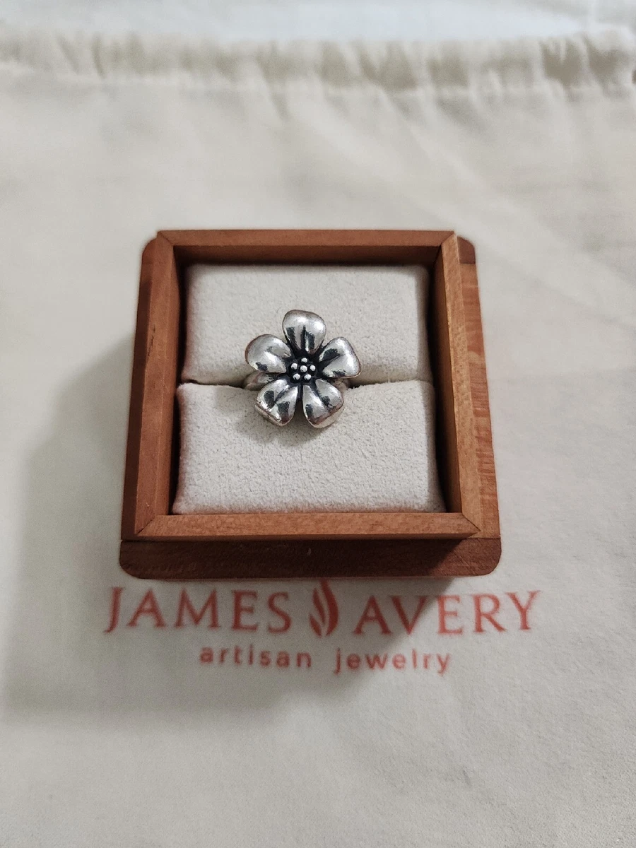 Retired James Avery April Blossom Ring Size 4 1 2 eBay