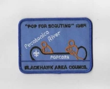 1984 Pop For Scouting Blackhawk Area Council BLUE Bdr. [AR-1573]