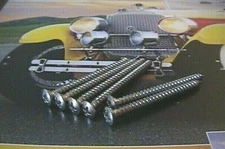 4 NECK PLATE +2 SPRING CLAW +2 STRAP BUTTON +8 TUNER STAINLESS SCREWS for FENDER
