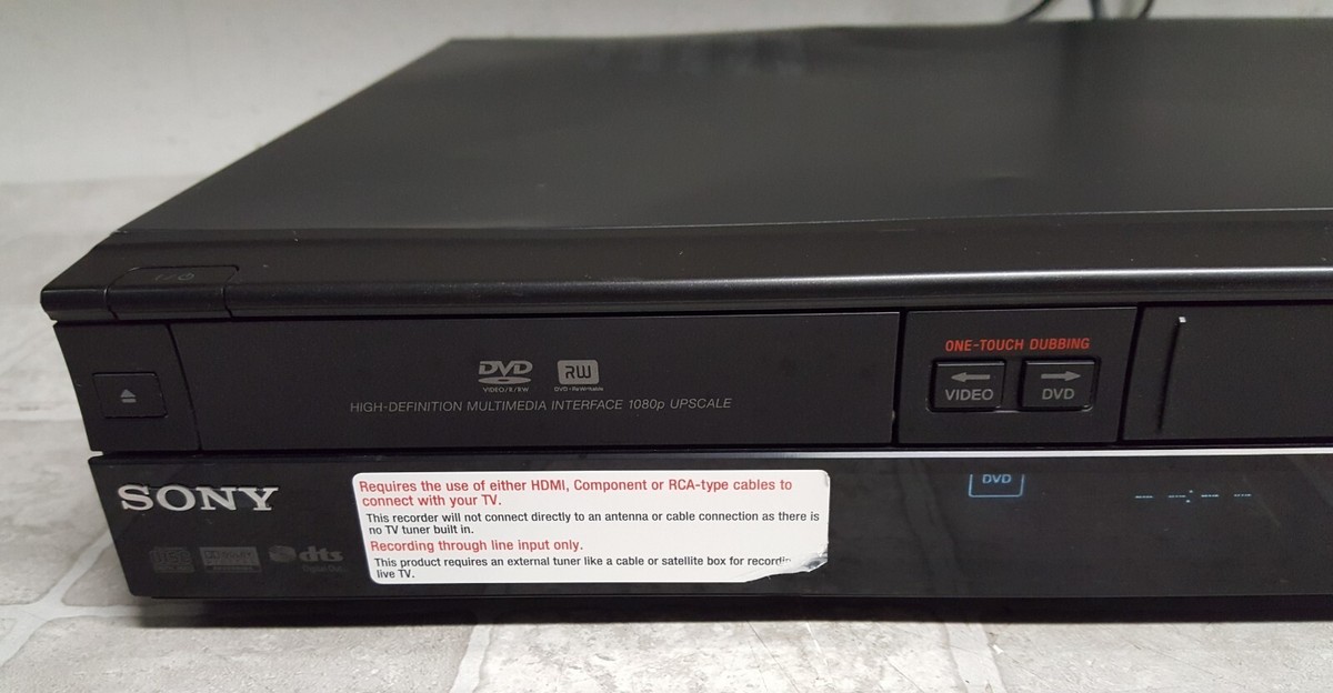 SONY RDR-VX35 DVD/VHSレコーダー Sony RDR-VX535 VHS VCR /DVD Recorder Combo HDMI NO REMOTE (SEE