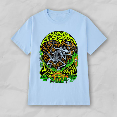 NEW King Gizzard & The Lizard Wizard On August 2024 Blue Shirt AM24