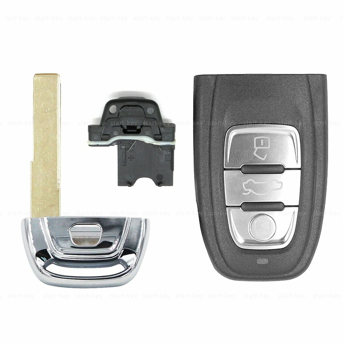 Keyless GO Schlüssel Gehäuse für Audi A3 8V A4 8K B8 A5 8T 8F A6