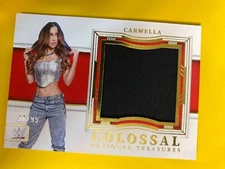 RS31587 2024 National Treasures WWE Colossal Materials Carmella #36/99