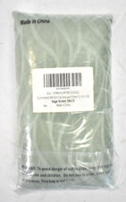 Chyhomenyc Marilyn Sage Green Sheer Curtains 72" L 2 Panel Light Filter 38"x72"