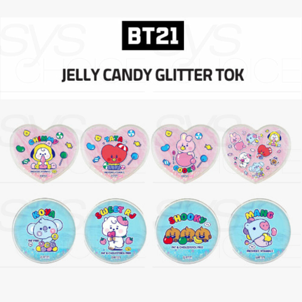 BTS BT21 Official Authentic Goods GLITTER TOK 2Type +