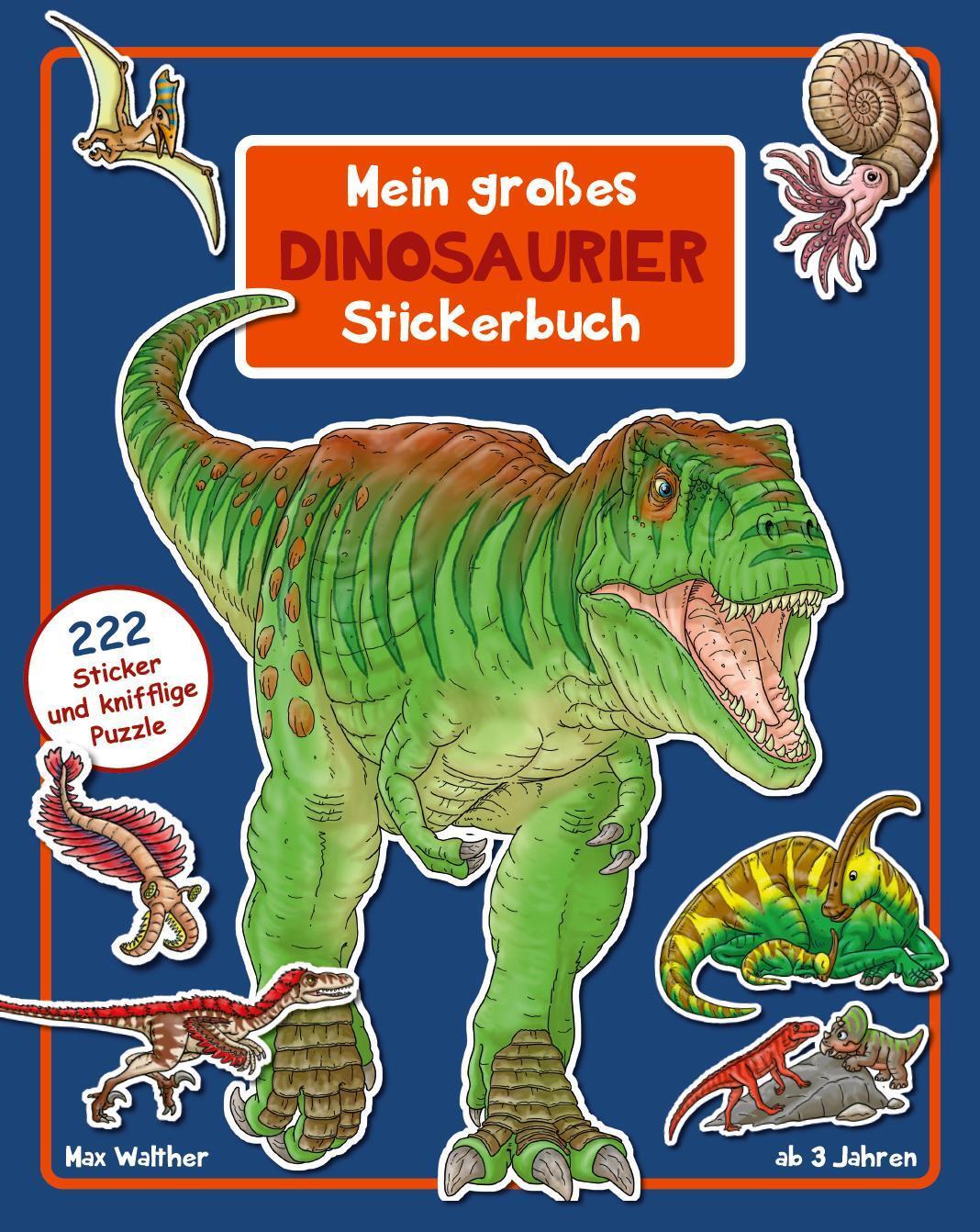 Thumbnail - Dinosaurier Stickerbuch Max Walther
