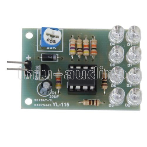 Luce Respirante 12 V Lampada Lampeggiante LED Parti Modulo Elettronico Fai Da Te LM358 8 LED NUOVO - Foto 2 di 8