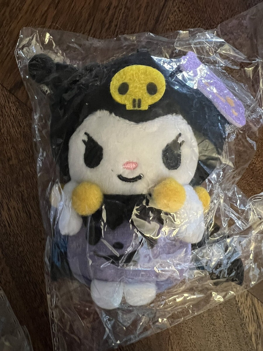 Set Halloween Sanrio Hello Kitty And Friends - 6 Peluche Portachiavi - NUOVI