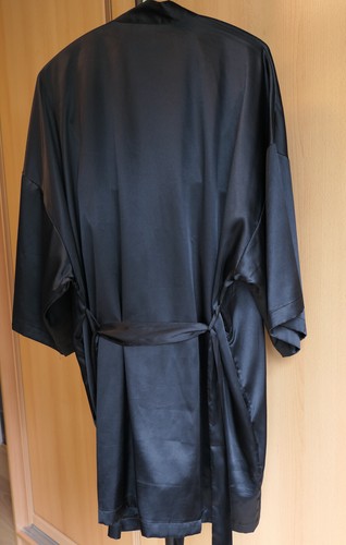 Victoria's Secret Nightgown slip Sz M and robe ONE SIZE Black - 第 3/8 張圖片