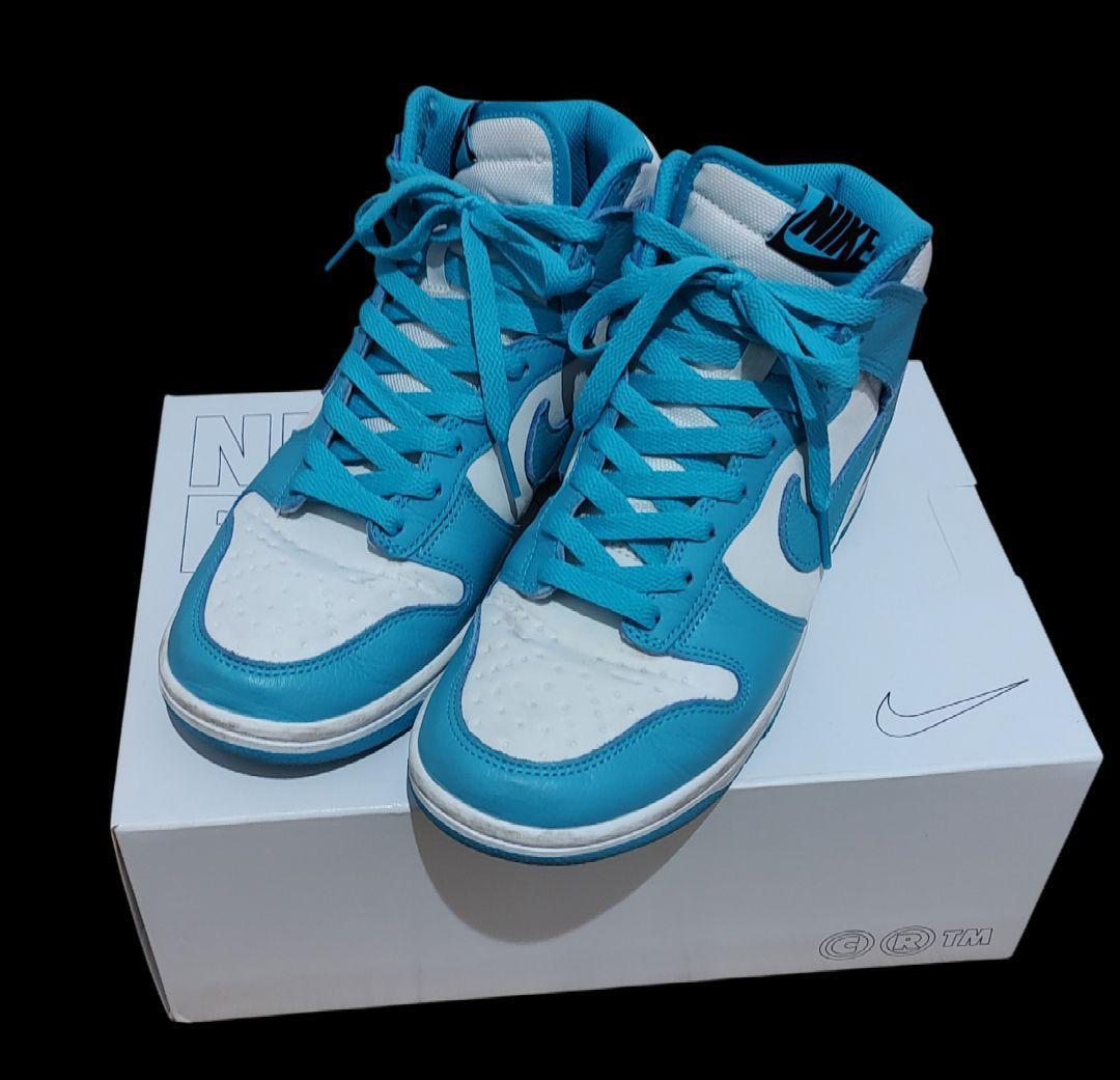 Nike Dunk High Sneakers 25cm US 7.0 Used - Custom Color, Good Condition