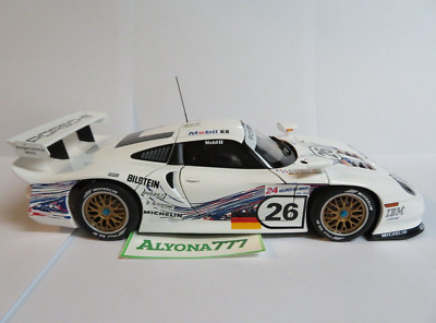 Porsche 911 GT1 Le Mans 1997 #25, Miniature AUTOart échelle 1/18, Orange