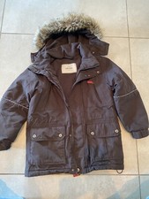 Winterjacke Jungen 140 LEMMI 9 - 10 J Fell Kapuze braun