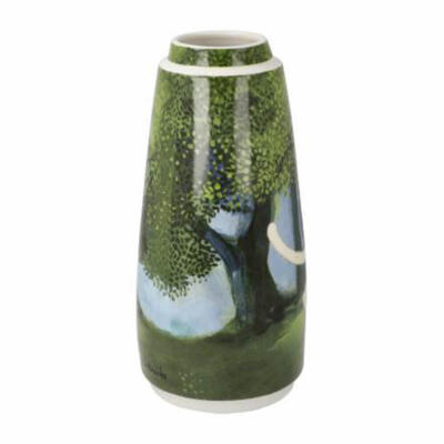 Goebel Vase mit Gesicht Günther, 41cm weiß, Biskuitporzellan, 199,00