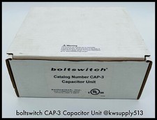 CAP-3  Boltswitch CAP-3 120VAC In / 170VDC Out Capacitor Unit  Sealed Surplus