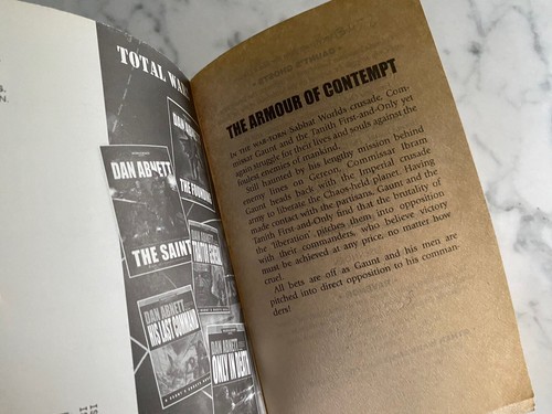 Fantasy Taschenbuch Gaunt's Ghost Armour of Contempt Black Library Abnett - Bild 3 von 14