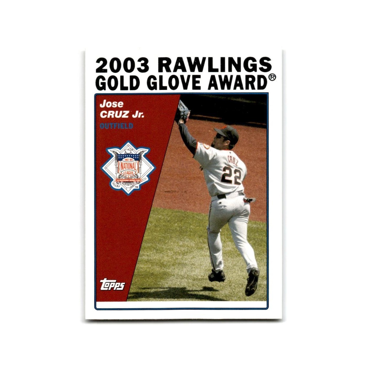 Jose Cruz Jr. 2004 Topps #712 San Francisco Giants Baseball Card