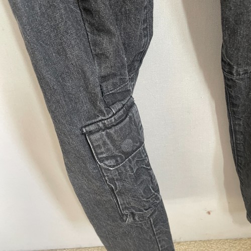 G-Star Raw Jumpsuit Women M Black Denim Button Up Classic Drawstring Causal - Picture 3 of 9