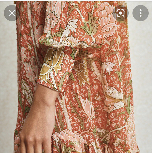 NWT Next X Morris & Co Print Maxi Dress UK 12 RRP £88 image 6