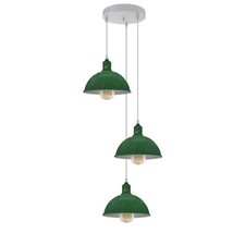 3-Head Pendant Cluster Vintage Industrial E27 Ceiling Light Fixture