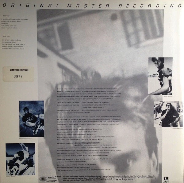 Sting — The Dream Of The Blue Turtles (1985) MFSL1-185 Original Master Recording - Image 3 of 3
