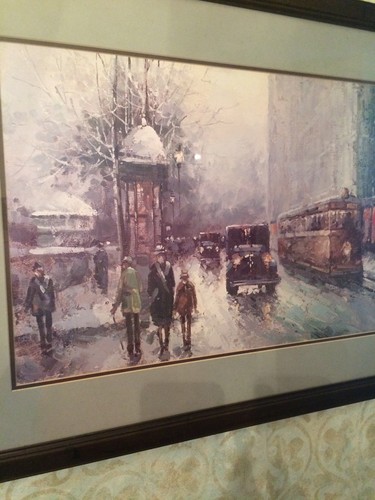 "Impressions Of Paris" By Beauvias, 29 1/4"W X 22 1/4"H, Beautiful Print - Picture 3 of 7