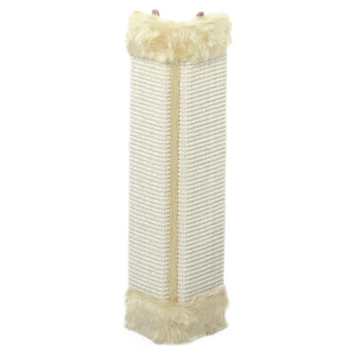 Flamingo Kratzbrett Sisal für Ecke mit Catnip 49,5x22,5x2,5cm Beige
