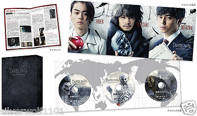 【おかゆ出品】DEATH NOTE THE WORLD Death Note Light Up the New World complete set 3 Blu-ray+