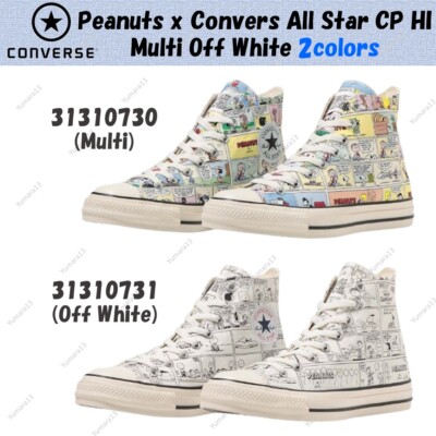 Peanuts x Convers All Star CP HI 2colors 31310730,31310731 Men's Size
