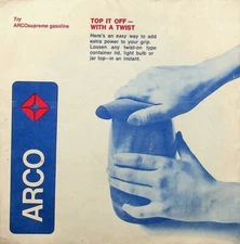 Sinclair Arco Gasoline Jar Bottle Lid Opener Gripper Rubber - E13-H