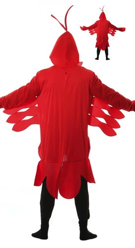 Disfraz de cangrejo langosta para adultos Vestido elegante animal vida marina para hombres damas Conjunto - Imagen 7 de 9