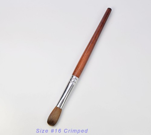 EX Kolinsky Acrylic Nail Brush For Manicure Powder (CRIMPED) - Choose your size - Picture 7 of 10
