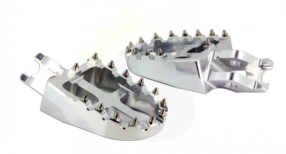 Paire de reposes pieds aluminium YAMAHA YZ 250 YZF 426 450 moto cross