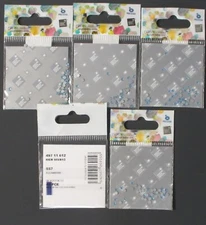 Preciosa Flat Backs Aquamarine Silver Foiled SS7 5 Packs of 40pcs