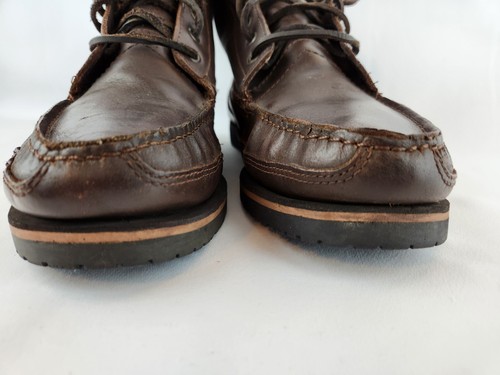 Vintage 90s Arizona Jeans Co AZ Chukka Boots Shoes Ankle Leather Men’s SZ 10.5 - Picture 5 of 13